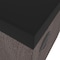 Bestar Norma Desk Shell, Black & Bark Gray 181400-000018 - alternate 4